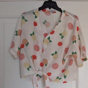 Cute little Citrus Fruit Blouse , worn once